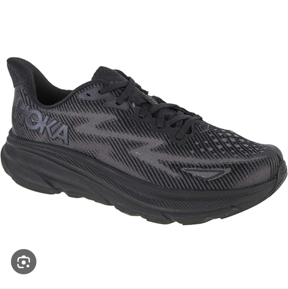 Hoka Other - Hoka One One Clifton 9 Black and Gray Athletic Shoes 🖤🩶